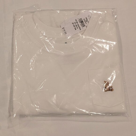 NWT BabyGap Baby & Toddler Mix & Match Pocket T-Shirt (Long Sleeves, White) - Picture 3 of 7